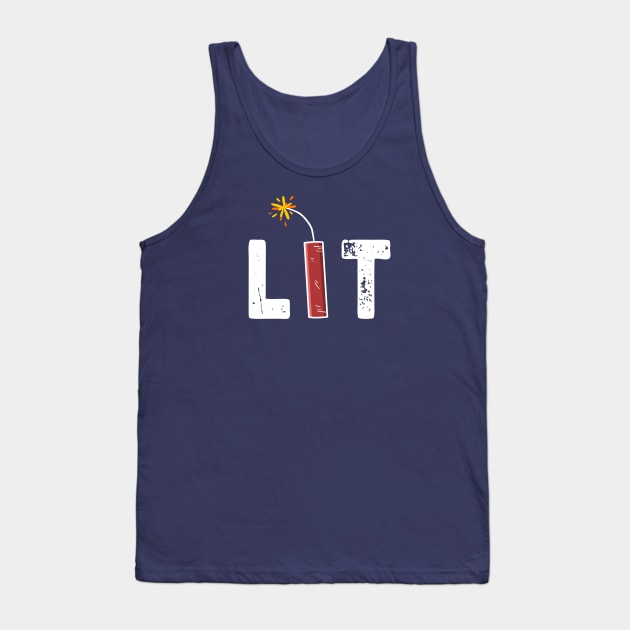 Lit Tank Top by TipsyCurator